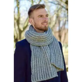 Mens Knit Scarf Man Wool Scarf Knitted Scarf
